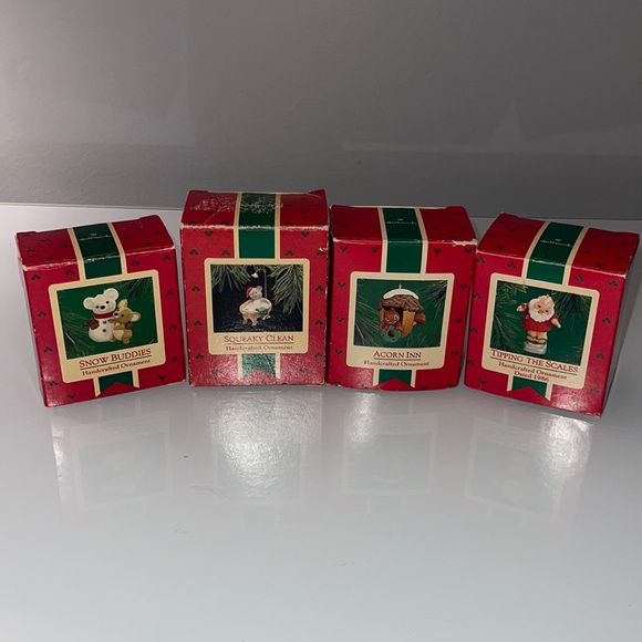 Four Vintage Hallmark Ornaments - Picture 1 of 9
